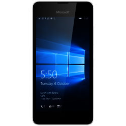 Microsoft Lumia 650 Smartphone, Windows Mobile, 5.0, 4G LTE, Sim Free, 16GB White